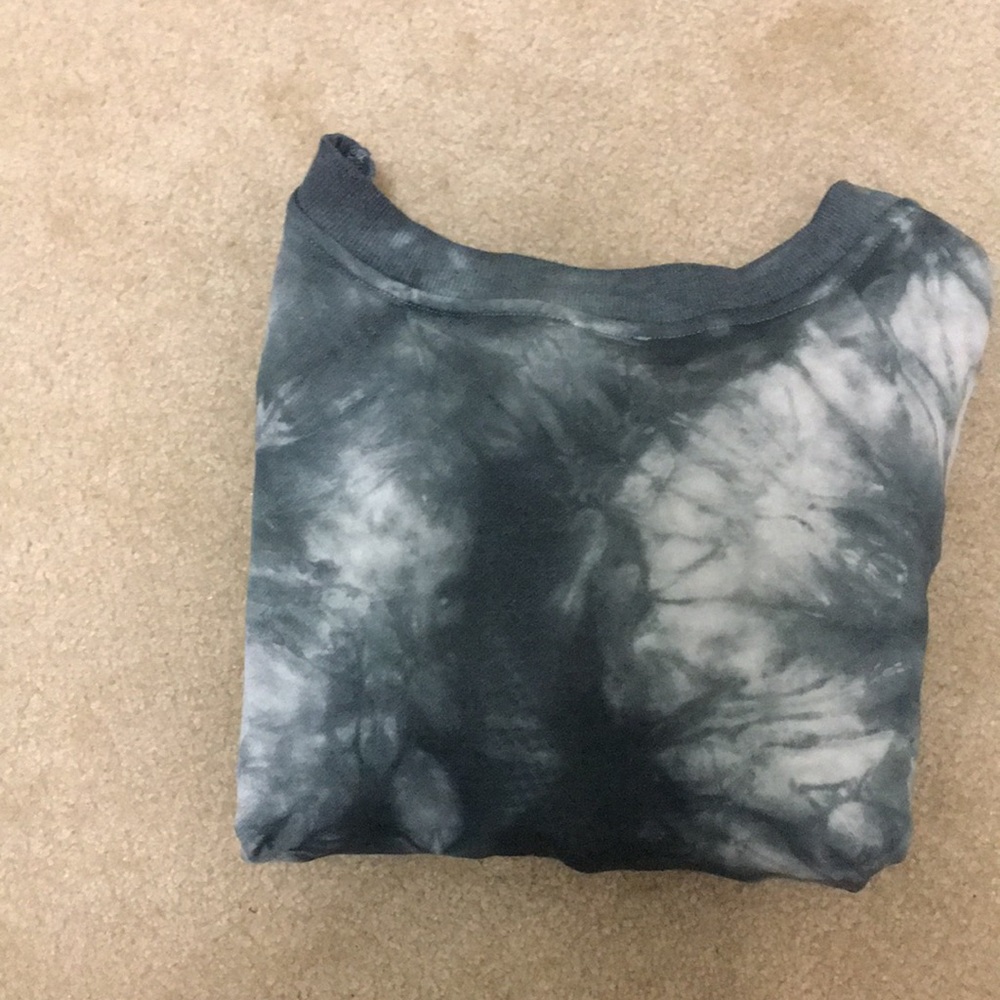 POL Tie-Dye Wrap Sweatshirt - Blue and White - Picture 3 of 3